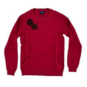 Studio Park X Alberti Popaj Icon Sweater XXS Dice Gambling Vegas Red